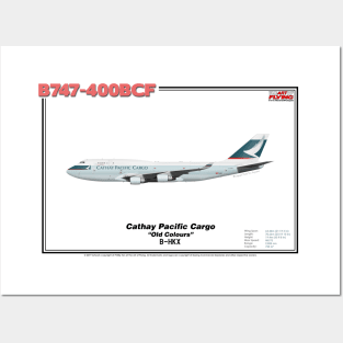 Boeing B747-400BCF - Cathay Pacific Cargo "Old Colours" (Art Print) Posters and Art